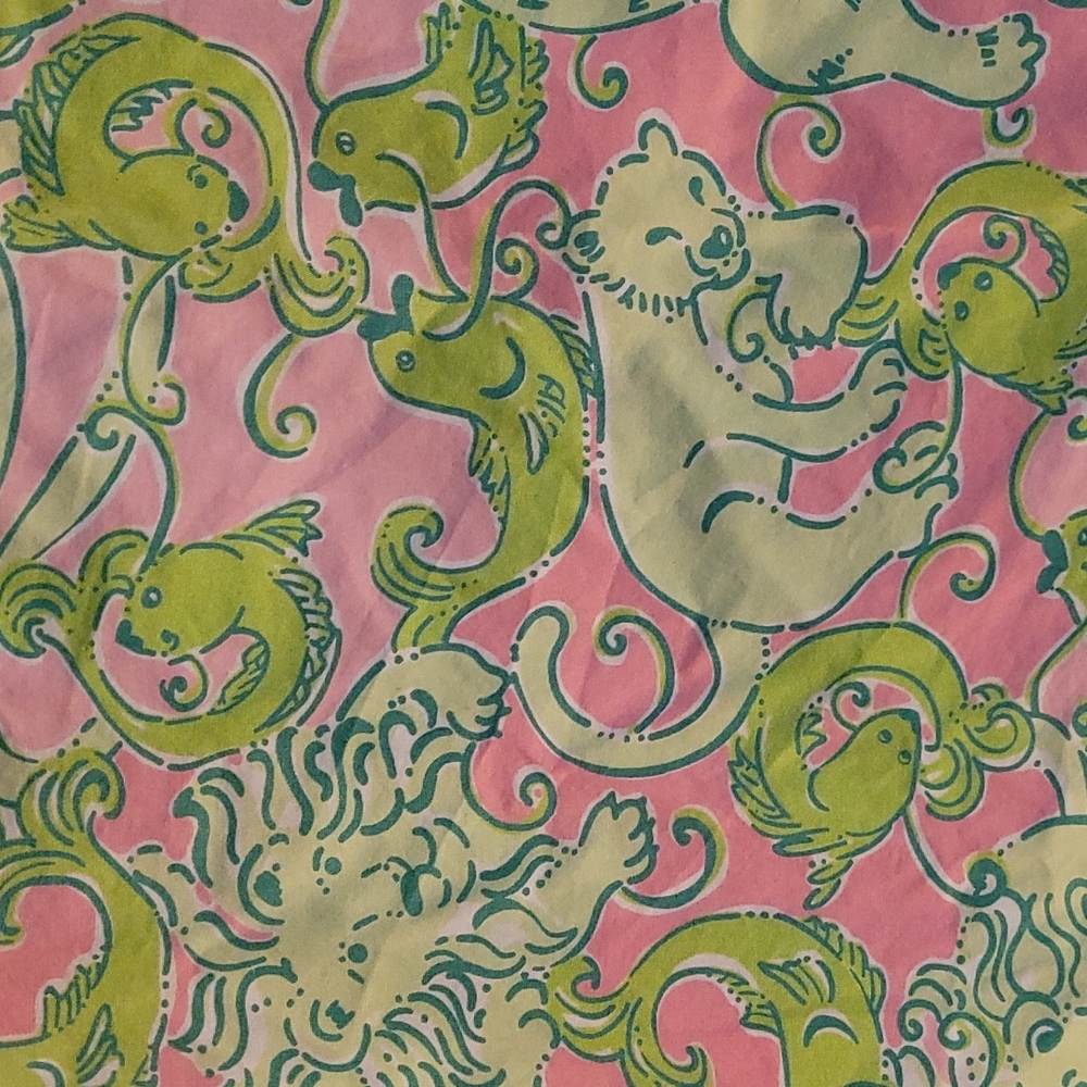 Lilly Pulitzer Fried Catfish White Label Shift Dress - Picture 3 of 3